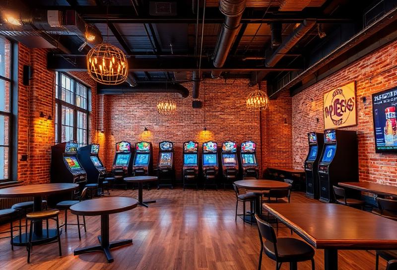 Person analyzing casino review data on multiple screens with rating charts